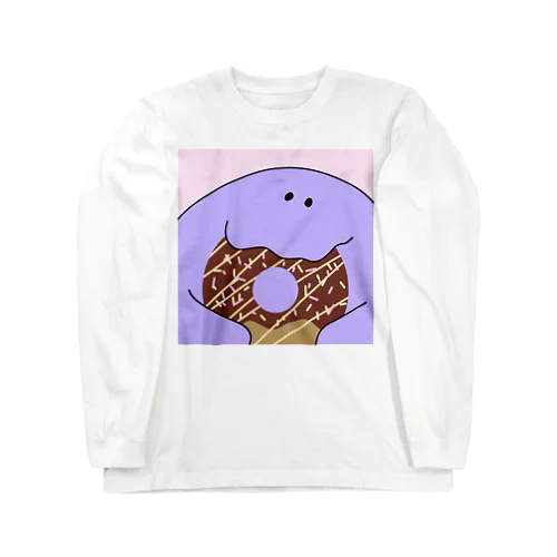 ドーナツとおばけ Long Sleeve T-Shirt