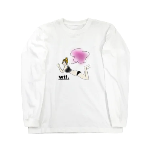 下着寝ちゃん Long Sleeve T-Shirt