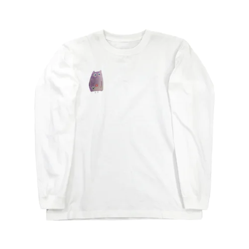 むらさきのいきもの（花） Long Sleeve T-Shirt