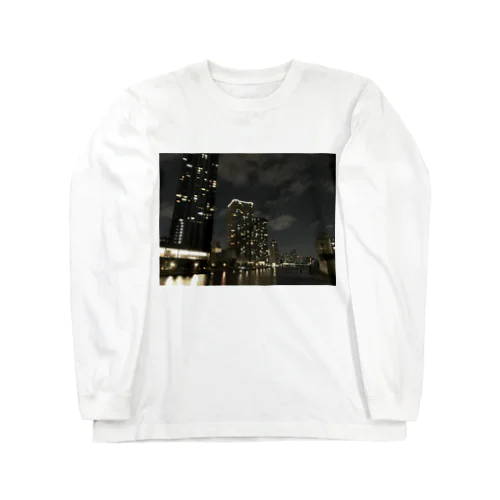 どこかの夜景 Long Sleeve T-Shirt