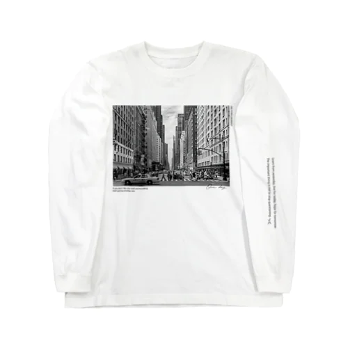 CITYグラフィックプリント Long Sleeve T-Shirt