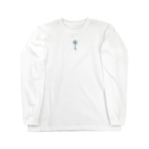 うつろちゃんキャラTシャツ（水色） Long Sleeve T-Shirt