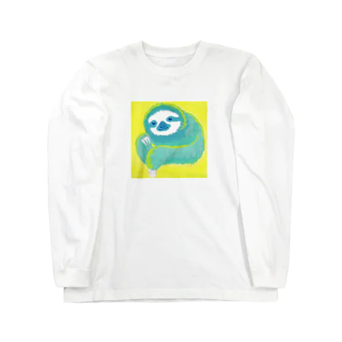 ナマケモノ2(アクリル画) Long Sleeve T-Shirt