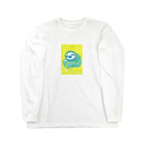 ナマケモノ3(アクリル画) Long Sleeve T-Shirt