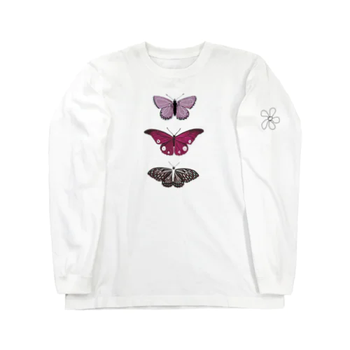 R:butterfly ロングスリーブTシャツ