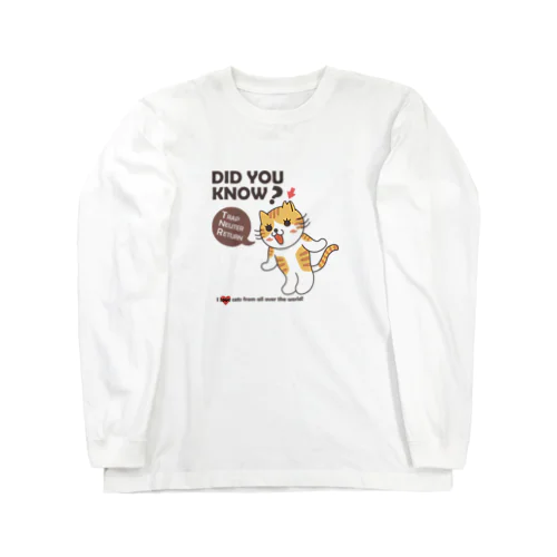 TNRにゃんこ Long Sleeve T-Shirt