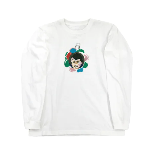 幼稚園の時に作ったペンダント(ちぎり絵) Long Sleeve T-Shirt