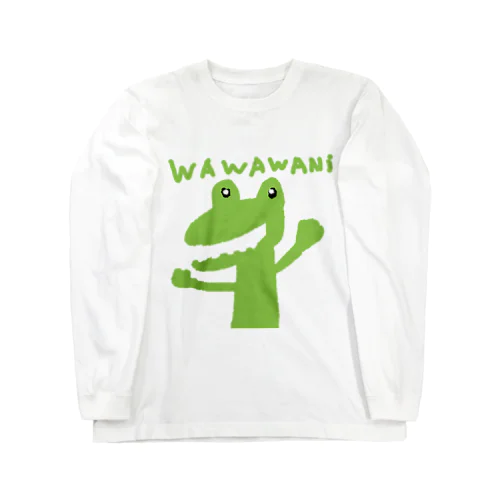 WAWAWANIワニ ロングスリーブTシャツ