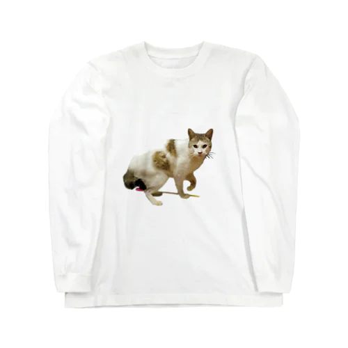 ねこ　シュール　ちゃん Long Sleeve T-Shirt