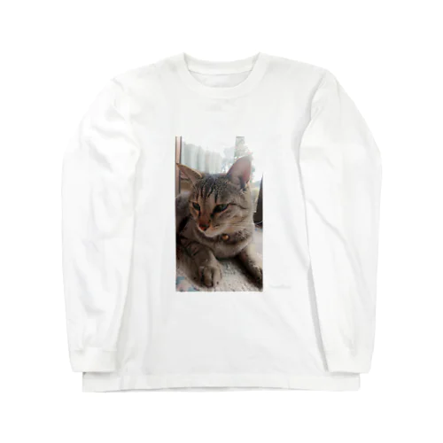 愛猫ミミさん ロングスリーブTシャツ