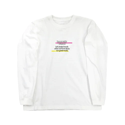 【コロナ対策】近づきすぎです。 Long Sleeve T-Shirt