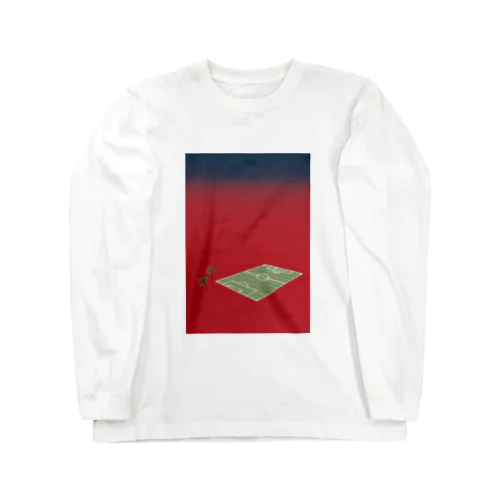 サッカーフィールド Long Sleeve T-Shirt