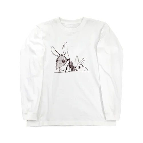 ペストマスクうさぎ×2 Long Sleeve T-Shirt