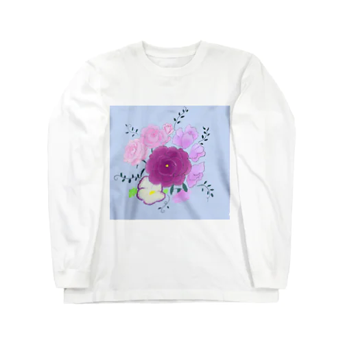 夜のブーケ Long Sleeve T-Shirt