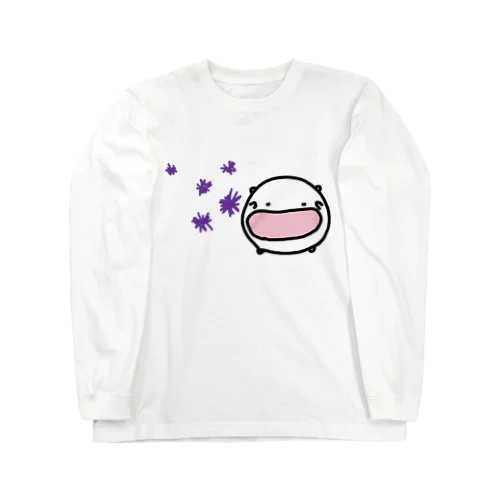 ウニ避けゲームに勤しむねこです Long Sleeve T-Shirt