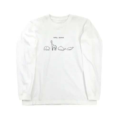  ゆるりとしたロンT(Black ink) Long Sleeve T-Shirt