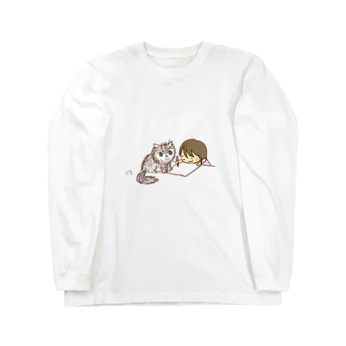 だーちゃんとちびっ子画伯 Long Sleeve T-Shirt