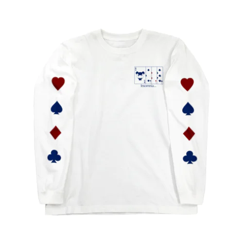 Old Maid / navy Long Sleeve T-Shirt