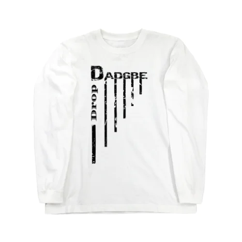 ドロップD（黒） Long Sleeve T-Shirt