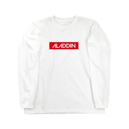 ALADDIN LOGO RED - ロングスリーブTシャツ