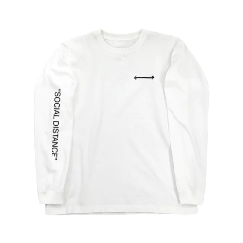 コロナに勝つソーシャルディスタンス Long Sleeve T-Shirt