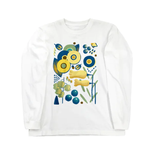 緩植物3　両面印刷 Long Sleeve T-Shirt