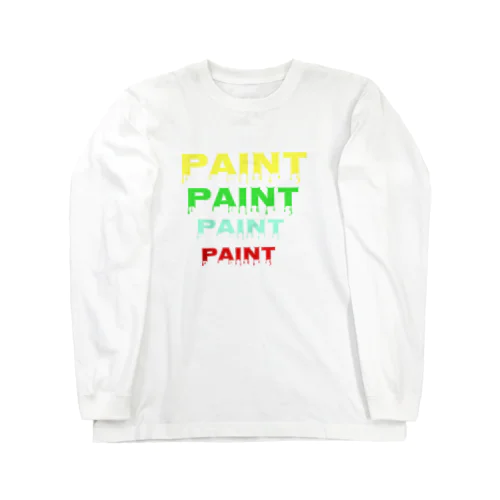 ペイント Long Sleeve T-Shirt