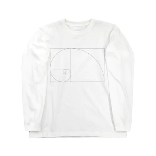 Fibonacci_Blocks ロングスリーブTシャツ