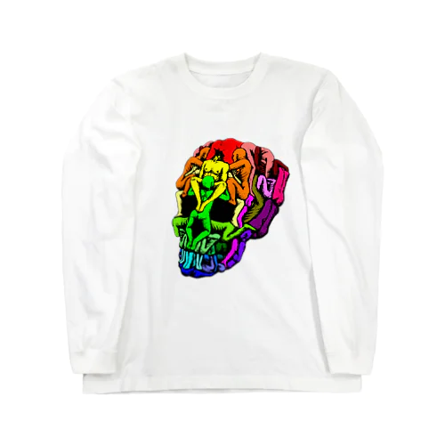 Sex Skull(color) Long Sleeve T-Shirt