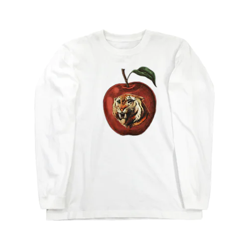 虎とりんご_Tiger&apple Long Sleeve T-Shirt