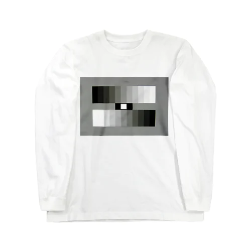 グレースケール Long Sleeve T-Shirt