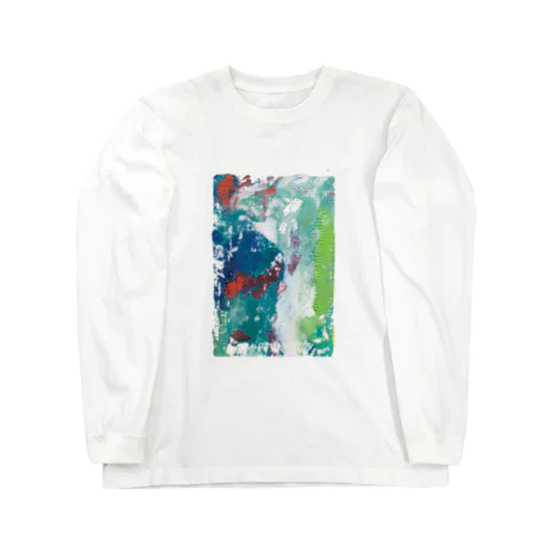 抽象的版画 Long Sleeve T-Shirt