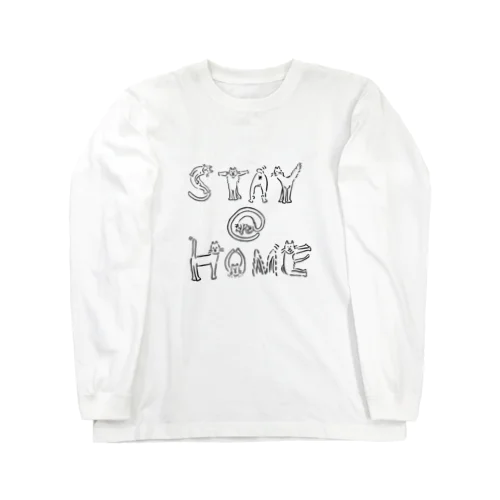 stay@homeネコ Long Sleeve T-Shirt