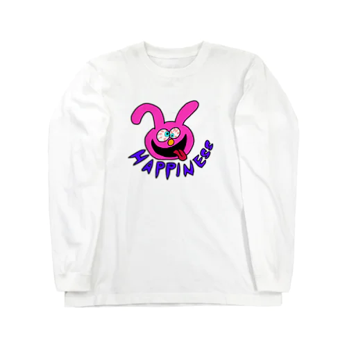 happiness rabbit ロングスリーブTシャツ