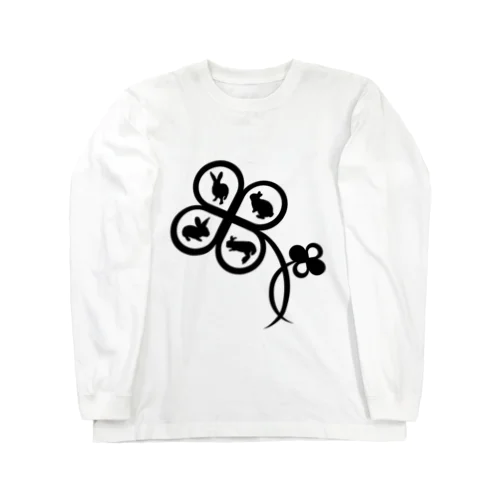 白黒草兎a Long Sleeve T-Shirt