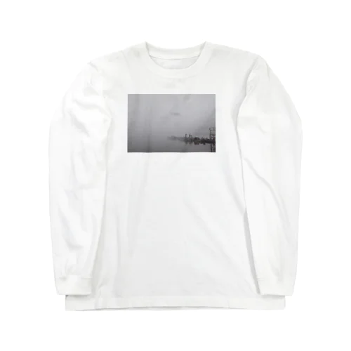 明け方 湖の畔 Long Sleeve T-Shirt