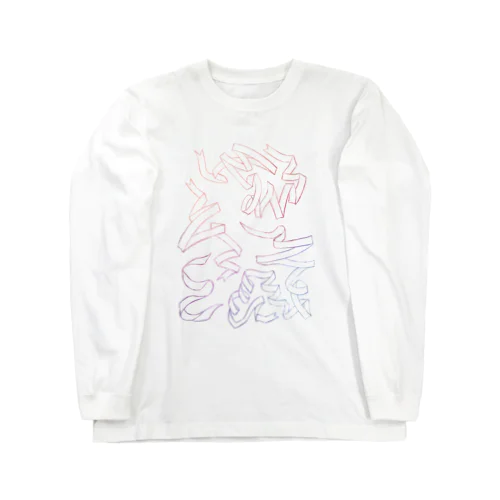 虹リボンひらり Long Sleeve T-Shirt