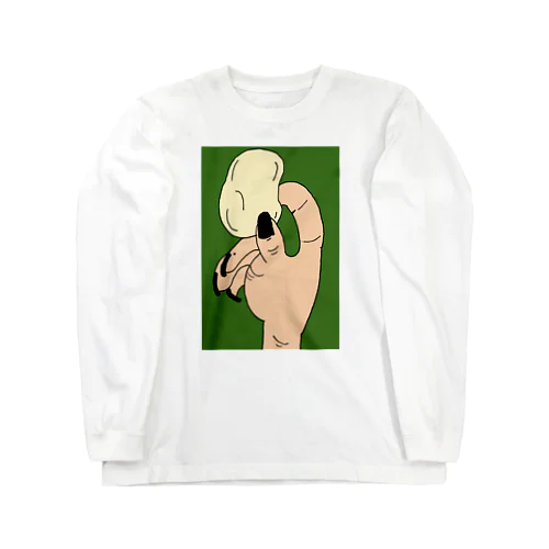 ポテチ緑 Long Sleeve T-Shirt