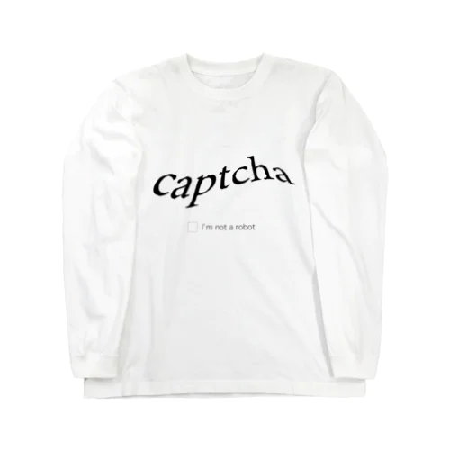 CAPTCHA認証 ロングスリーブTシャツ