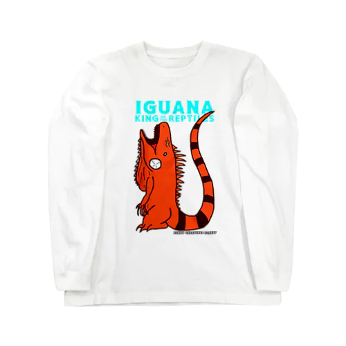 IGUANA KOM red ロングスリーブTシャツ