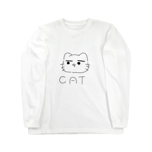 まゆ猫。きっず Long Sleeve T-Shirt