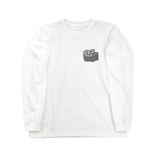 顔をだすツノガエル  Long Sleeve T-Shirt