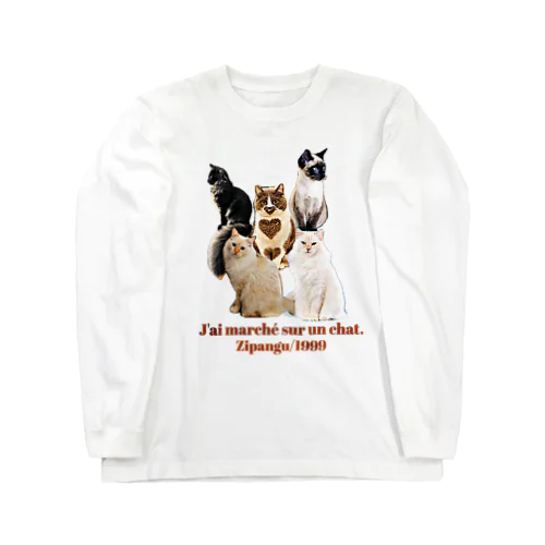 J'ai marché sur un chat Long Sleeve T-Shirt