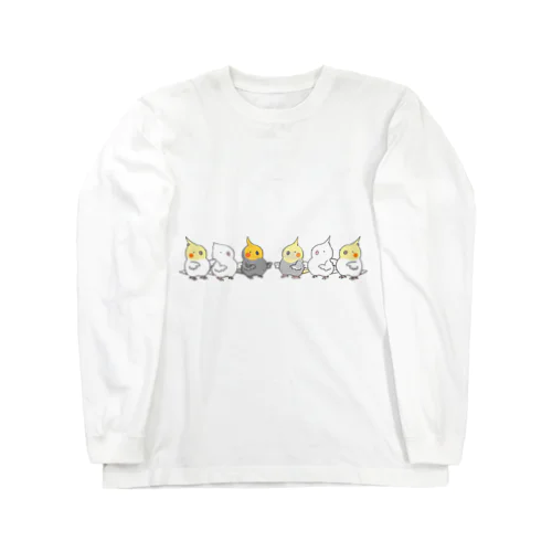 オカメインコのサルエルチーム Long Sleeve T-Shirt