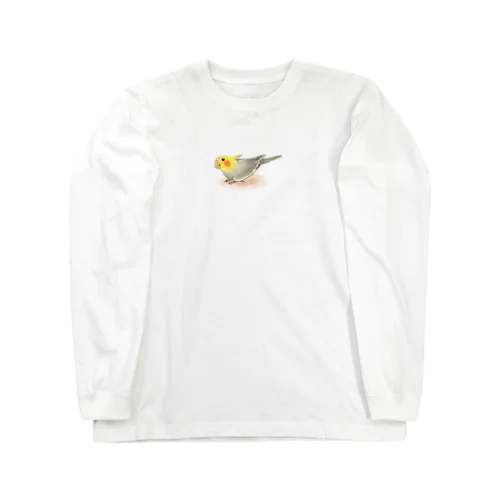 オカメインコ　レキ【まめるりはことり】 Long Sleeve T-Shirt