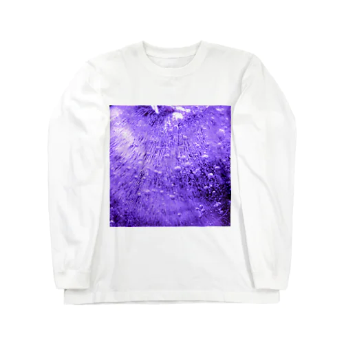 紫の氷 Long Sleeve T-Shirt