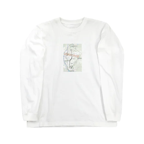 まるで地図なタツノオトシゴ　 Long Sleeve T-Shirt