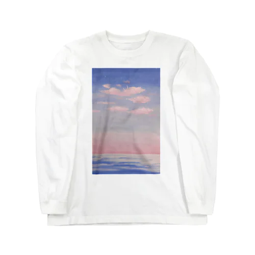 夕暮れの空と海 Long Sleeve T-Shirt