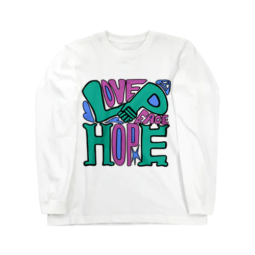 (Love×Peace)+Hope ロングスリーブTシャツ