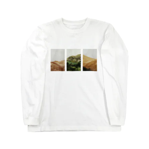 Three landscapes ロングスリーブTシャツ